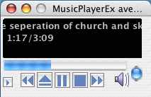 Music Player Ex Minimized_MacOsX
